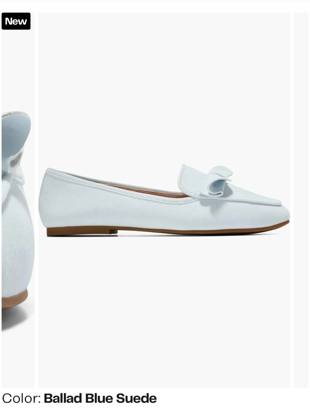 COLE HAAN BALLAD BLUE SUEDE LOAFERS NIB - Picture 5 of 7